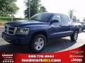 Deep Water Blue Pearl Coat 2010 Dodge Dakota Big Horn Crew Cab