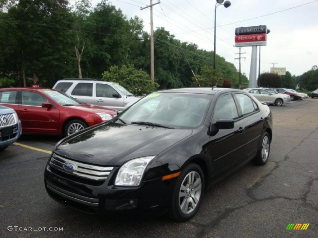 2007 Fusion SE V6 - Black / Charcoal Black photo #1