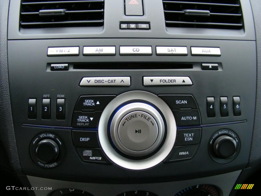 2010 MAZDA3 i Touring 4 Door - Gunmetal Blue Mica / Black photo #21