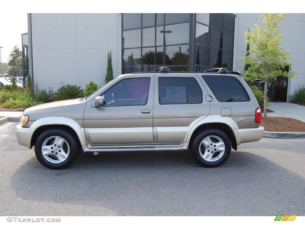 2001 QX4  - Bronze Metallic / Stone Beige photo #2