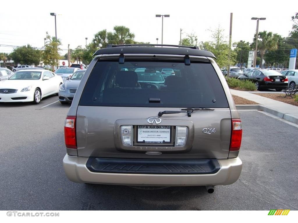 2001 QX4  - Bronze Metallic / Stone Beige photo #17