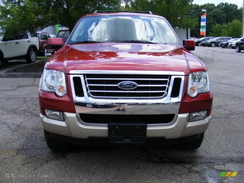 2006 Explorer Eddie Bauer 4x4 - Redfire Metallic / Camel photo #8