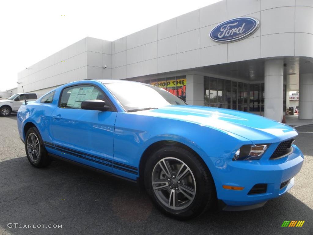 2011 Ford Mustang Grabber Blue Paint Code