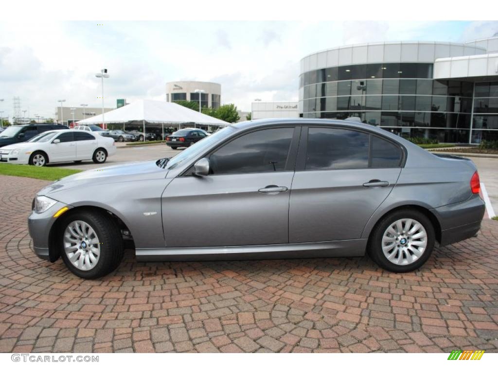 2009 3 Series 328i Sedan - Space Grey Metallic / Black photo #2