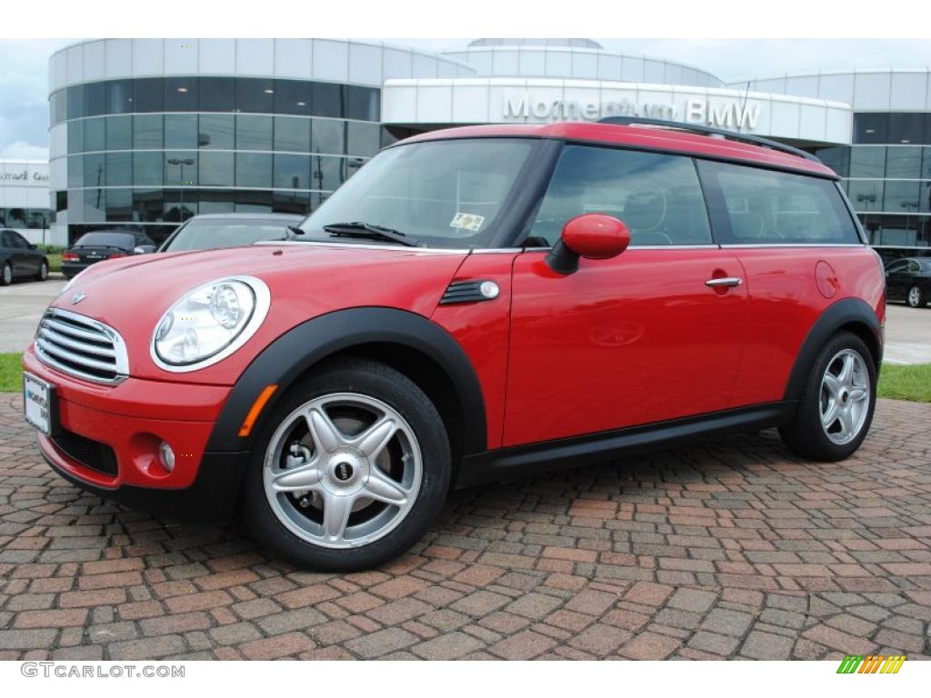 2009 Cooper Clubman - Chili Red / Lounge Carbon Black Leather photo #1