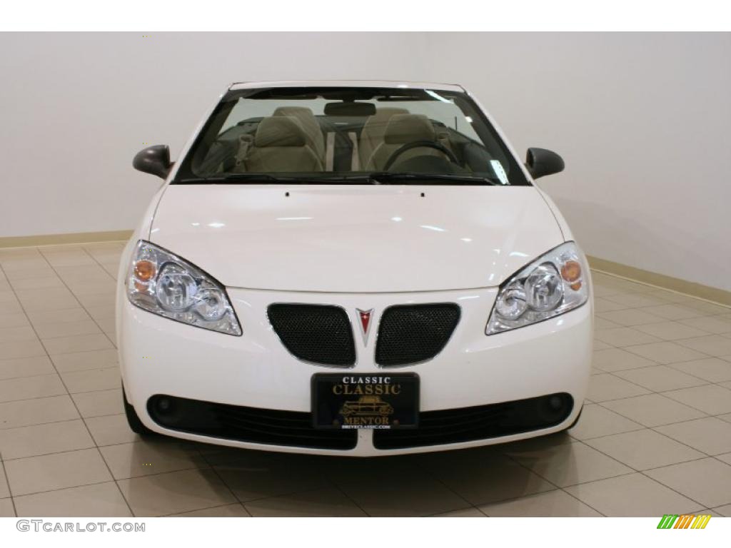 2007 G6 GT Convertible - Ivory White / Light Taupe photo #2