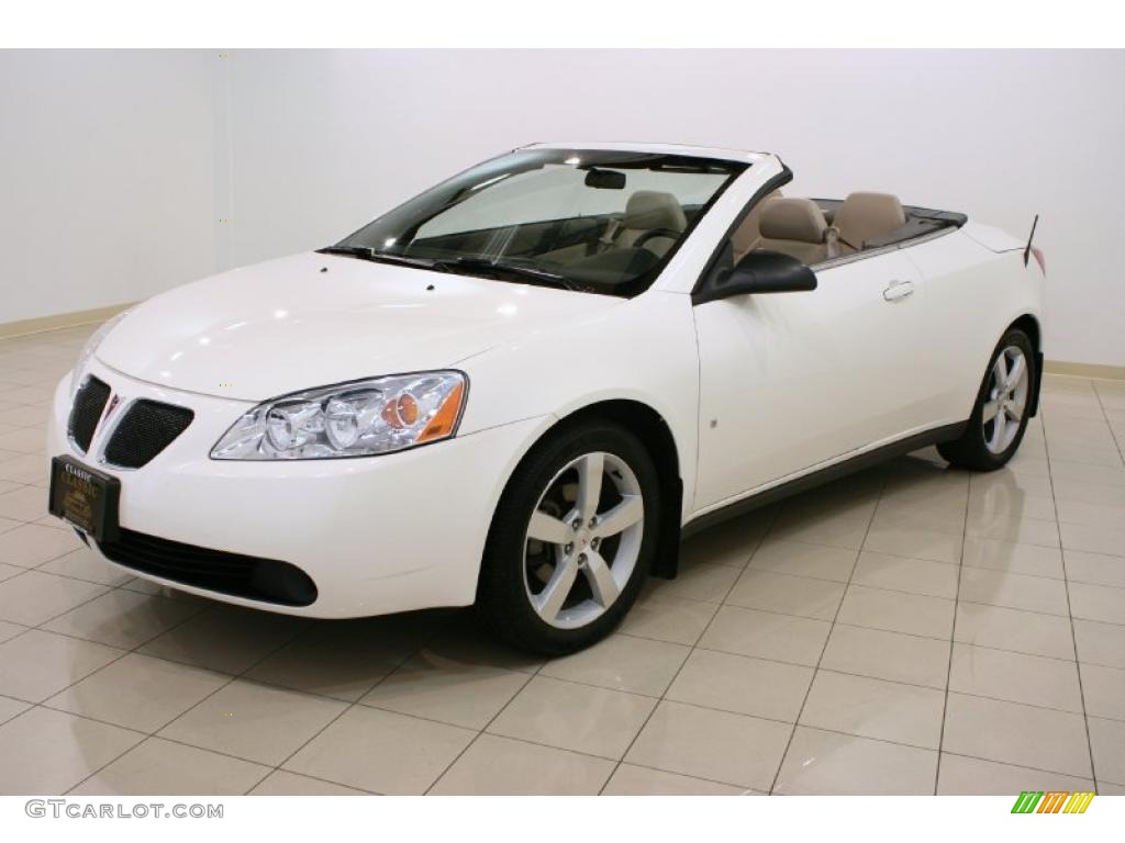 2007 G6 GT Convertible - Ivory White / Light Taupe photo #3