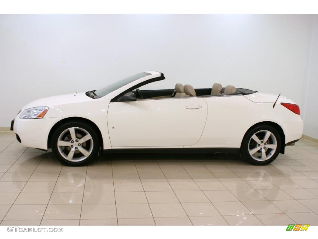 2007 G6 GT Convertible - Ivory White / Light Taupe photo #4
