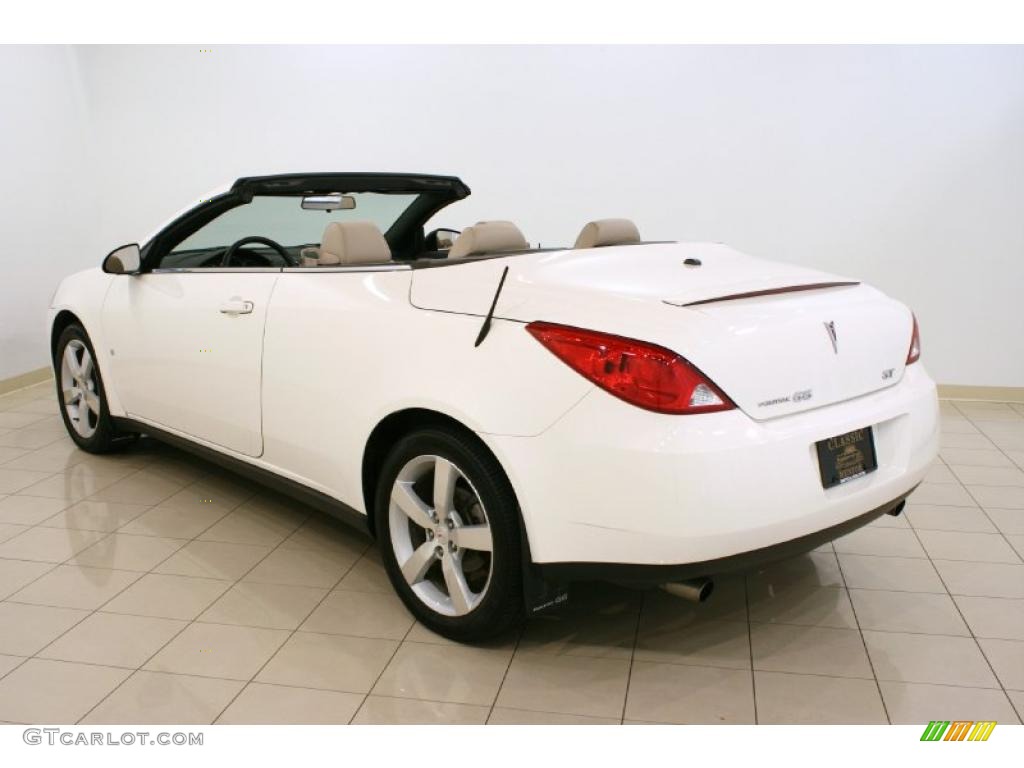 2007 G6 GT Convertible - Ivory White / Light Taupe photo #5