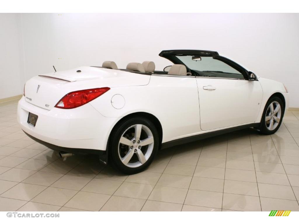 2007 G6 GT Convertible - Ivory White / Light Taupe photo #7