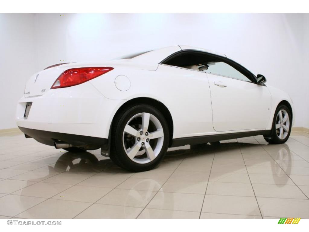 2007 G6 GT Convertible - Ivory White / Light Taupe photo #10