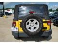 2008 Detonator Yellow Jeep Wrangler X 4x4  photo #4