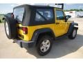 2008 Detonator Yellow Jeep Wrangler X 4x4  photo #5