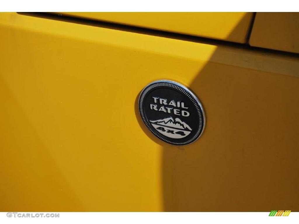 2008 Wrangler X 4x4 - Detonator Yellow / Dark Slate Gray/Medium Slate Gray photo #11