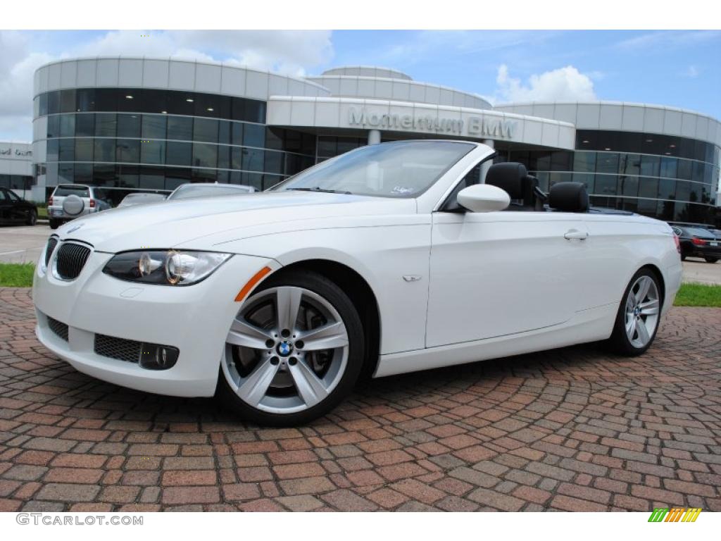 2009 3 Series 335i Convertible - Alpine White / Black photo #1