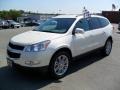 2011 White Diamond Tricoat Chevrolet Traverse LT  photo #1