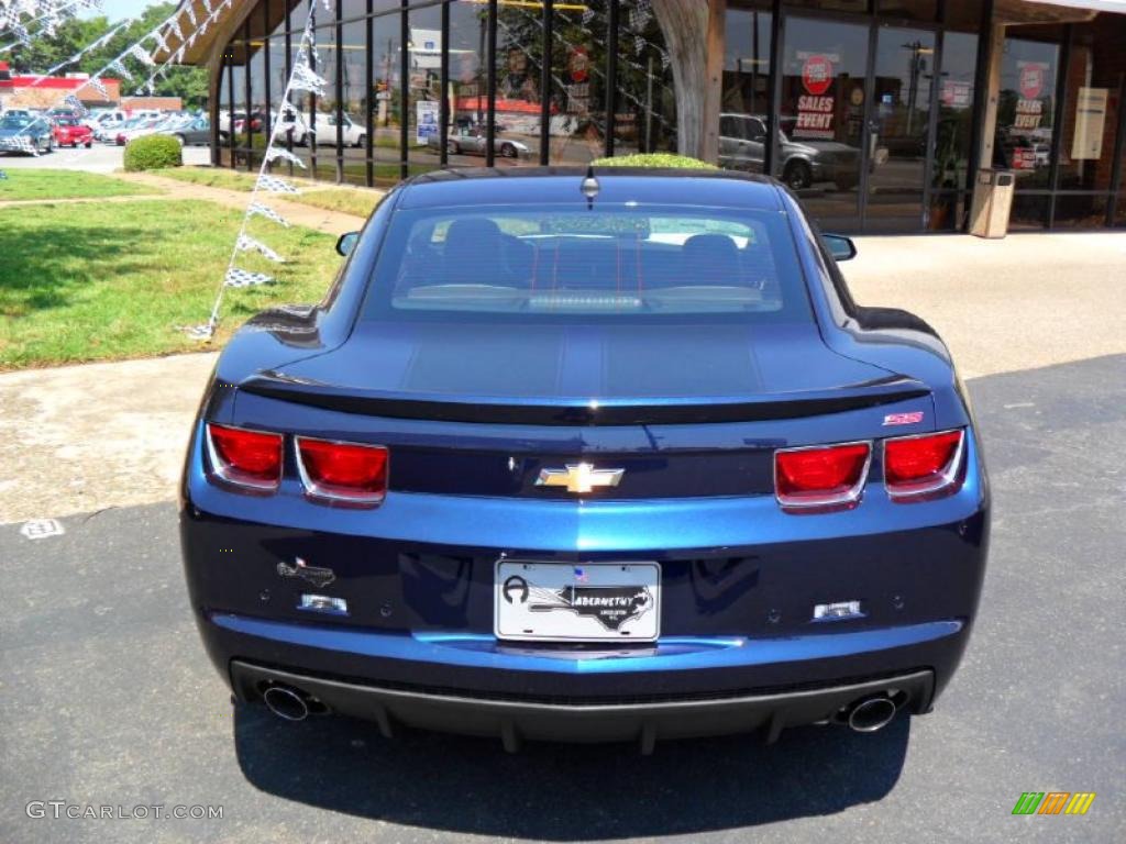 2011 Camaro SS/RS Coupe - Imperial Blue Metallic / Gray photo #3