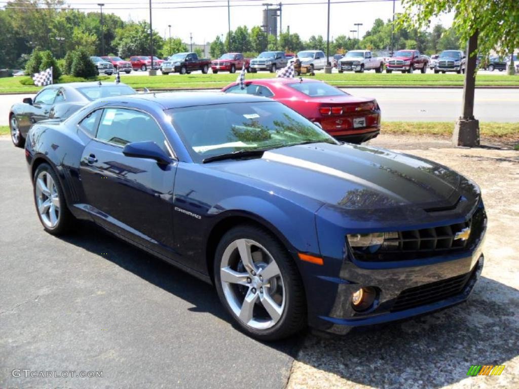 2011 Camaro SS/RS Coupe - Imperial Blue Metallic / Gray photo #5