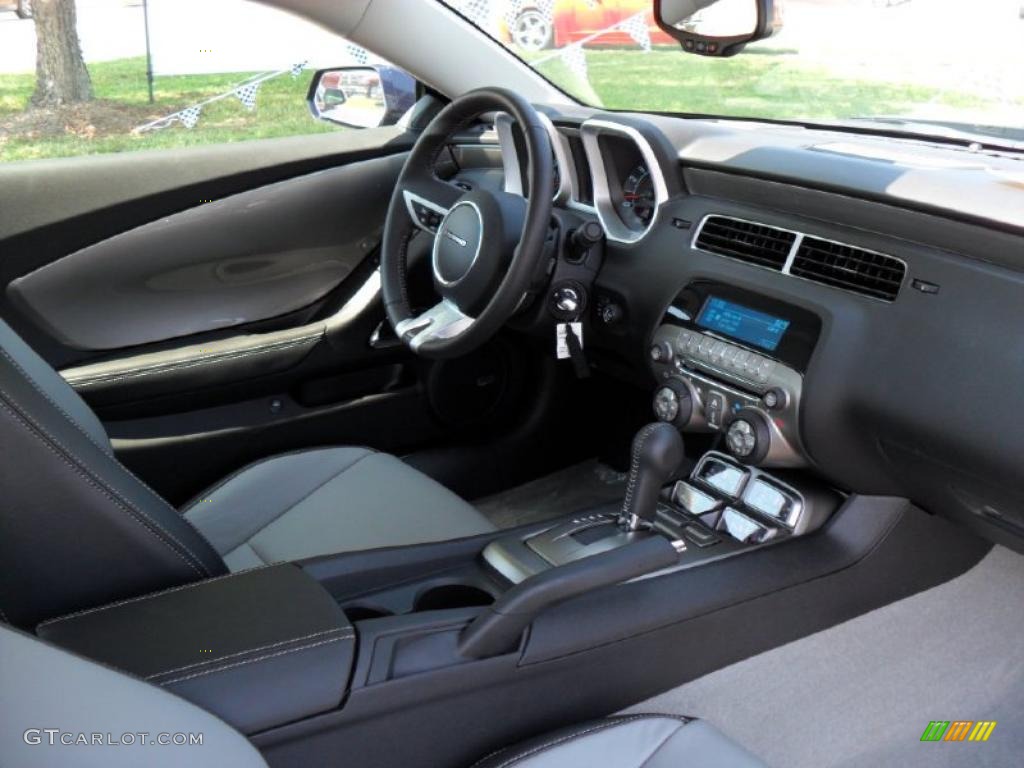 2011 Camaro SS/RS Coupe - Imperial Blue Metallic / Gray photo #22