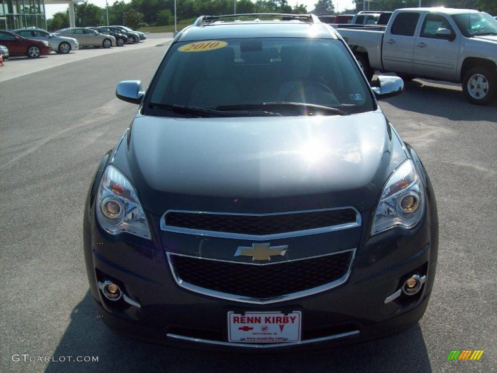 2010 Equinox LTZ AWD - Cyber Gray Metallic / Jet Black/Light Titanium photo #20