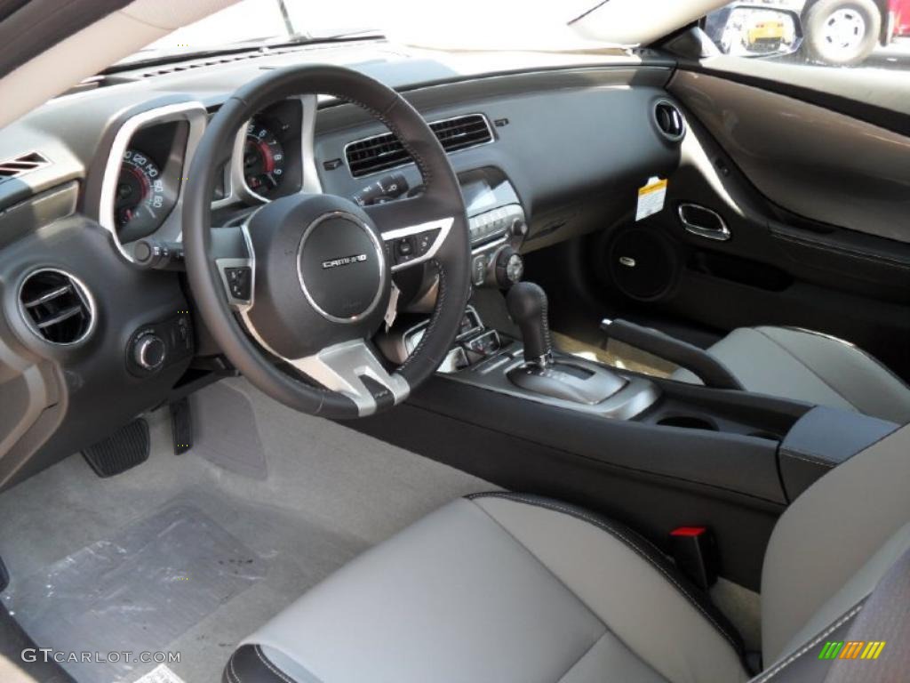 2011 Camaro SS/RS Coupe - Imperial Blue Metallic / Gray photo #28