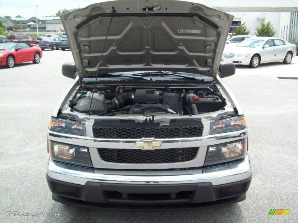 2004 Colorado LS Regular Cab 4x4 - Silver Birch Metallic / Very Dark Pewter photo #16