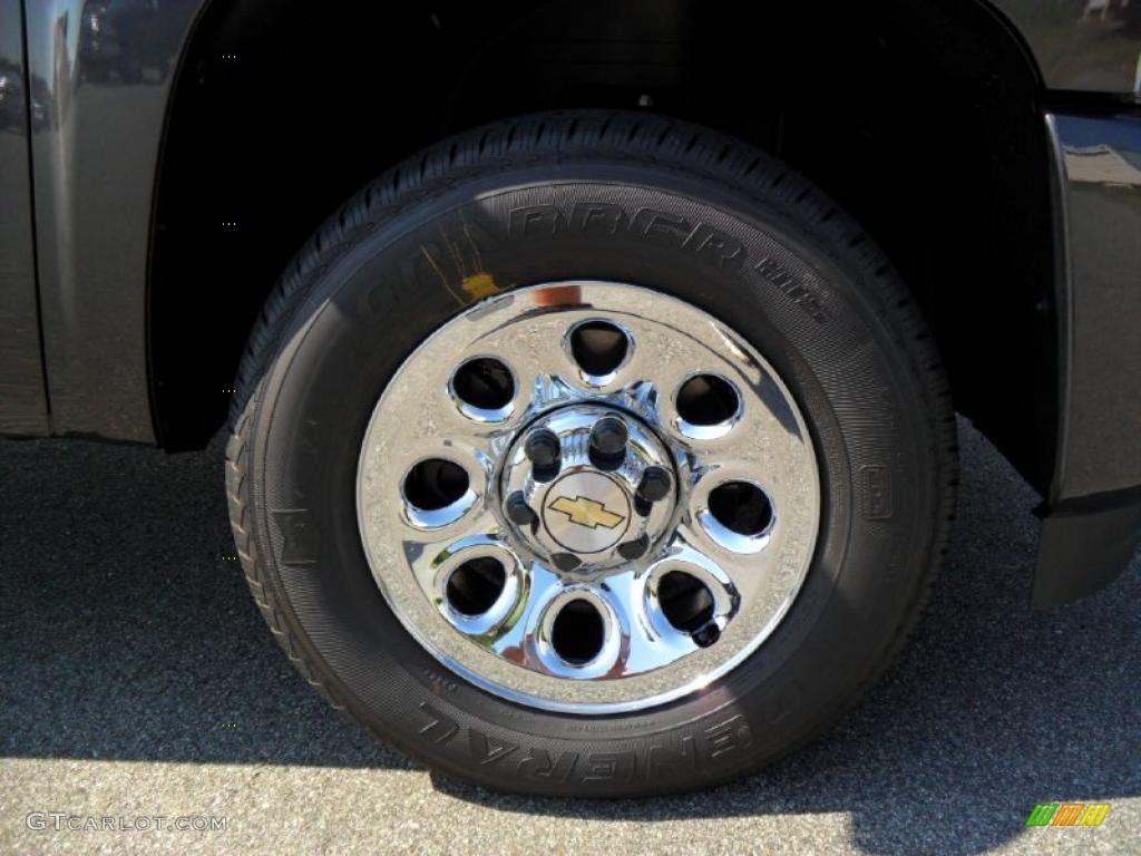 2010 Silverado 1500 LS Regular Cab - Taupe Gray Metallic / Dark Titanium photo #19