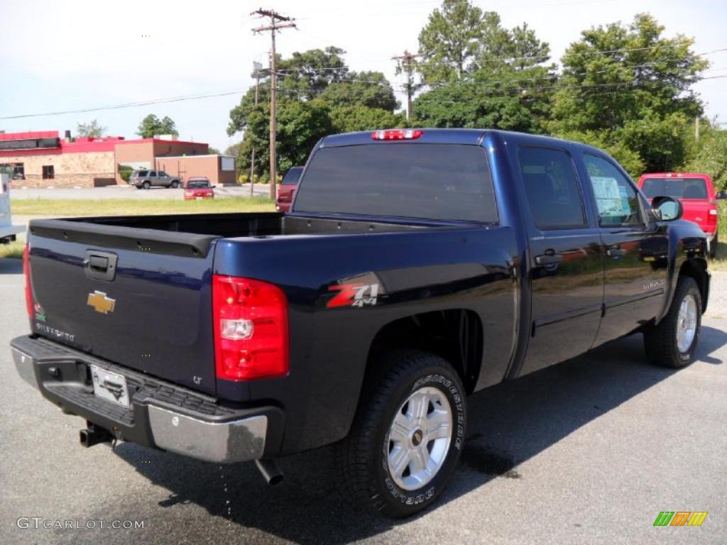 2010 Silverado 1500 LT Crew Cab 4x4 - Imperial Blue Metallic / Ebony photo #4