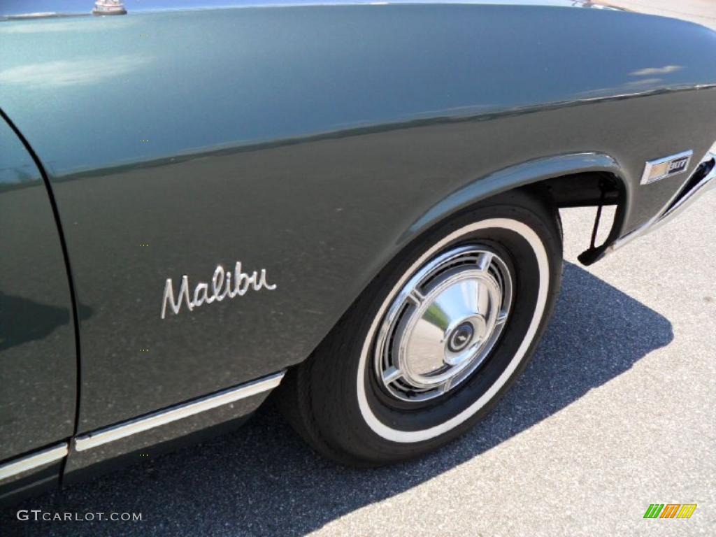 1968 Chevelle Malibu - Sequoia Green Metallic / Black photo #18