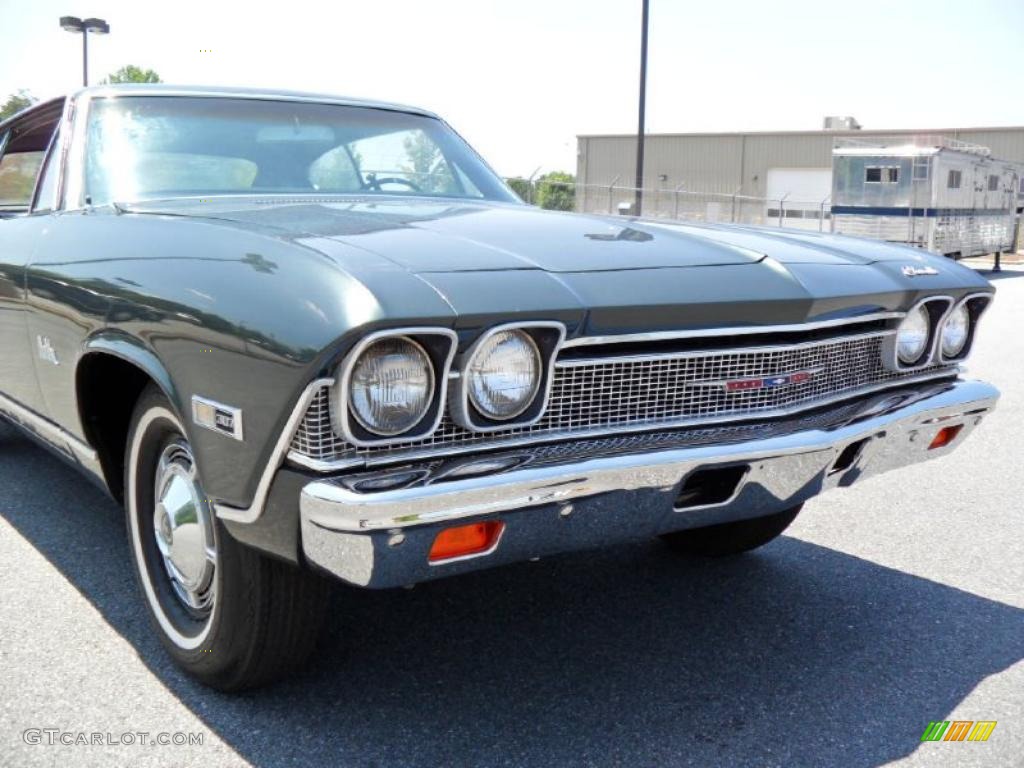 1968 Chevelle Malibu - Sequoia Green Metallic / Black photo #19