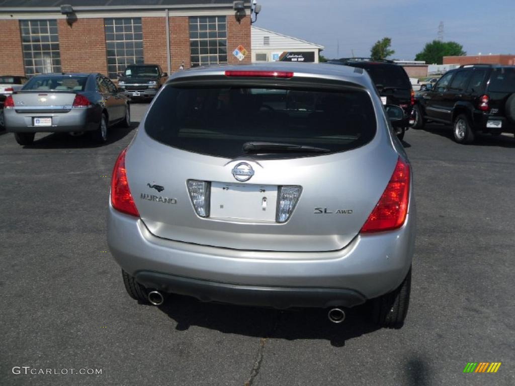 2005 Murano S AWD - Sheer Silver Metallic / Charcoal photo #3