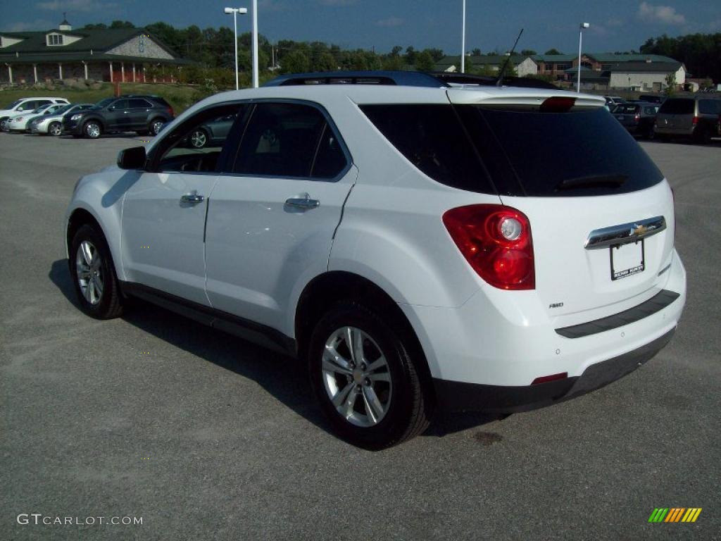 2010 Equinox LTZ AWD - Summit White / Jet Black/Light Titanium photo #2