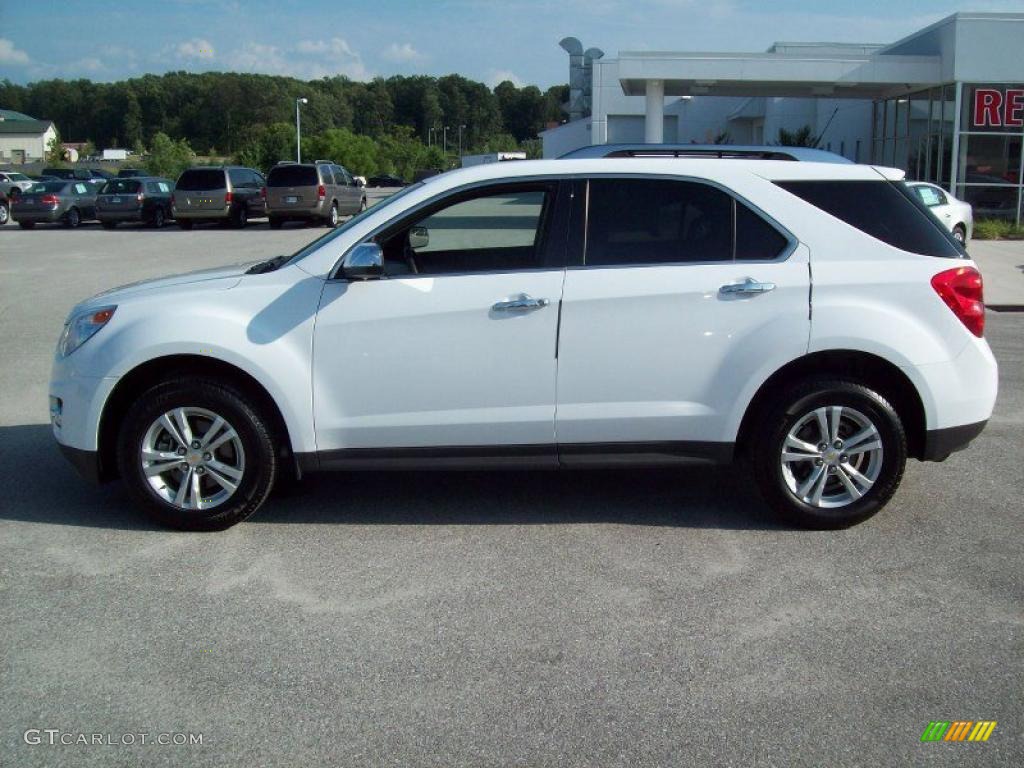 2010 Equinox LTZ AWD - Summit White / Jet Black/Light Titanium photo #3
