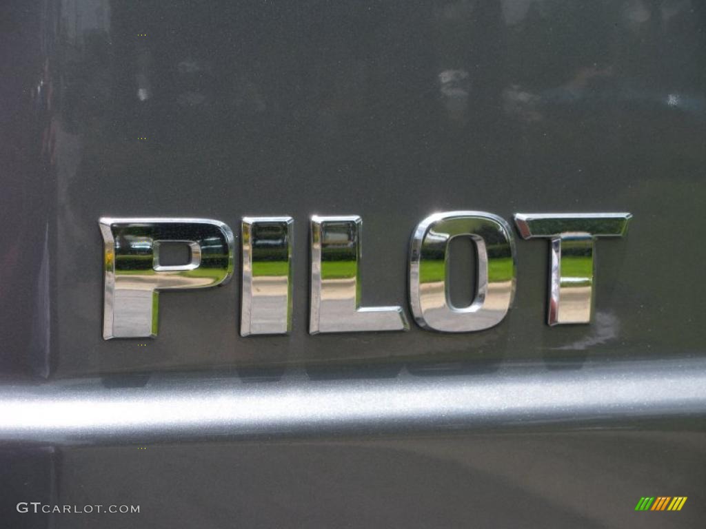 2009 Pilot EX-L 4WD - Sterling Gray Metallic / Black photo #9