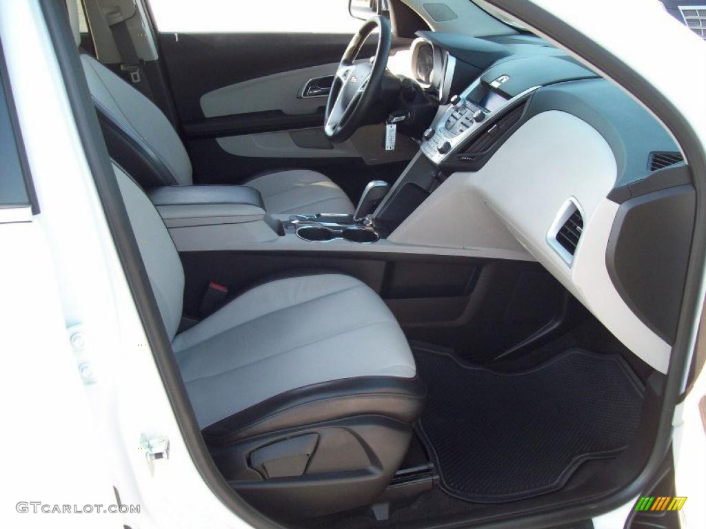 2010 Equinox LTZ AWD - Summit White / Jet Black/Light Titanium photo #5