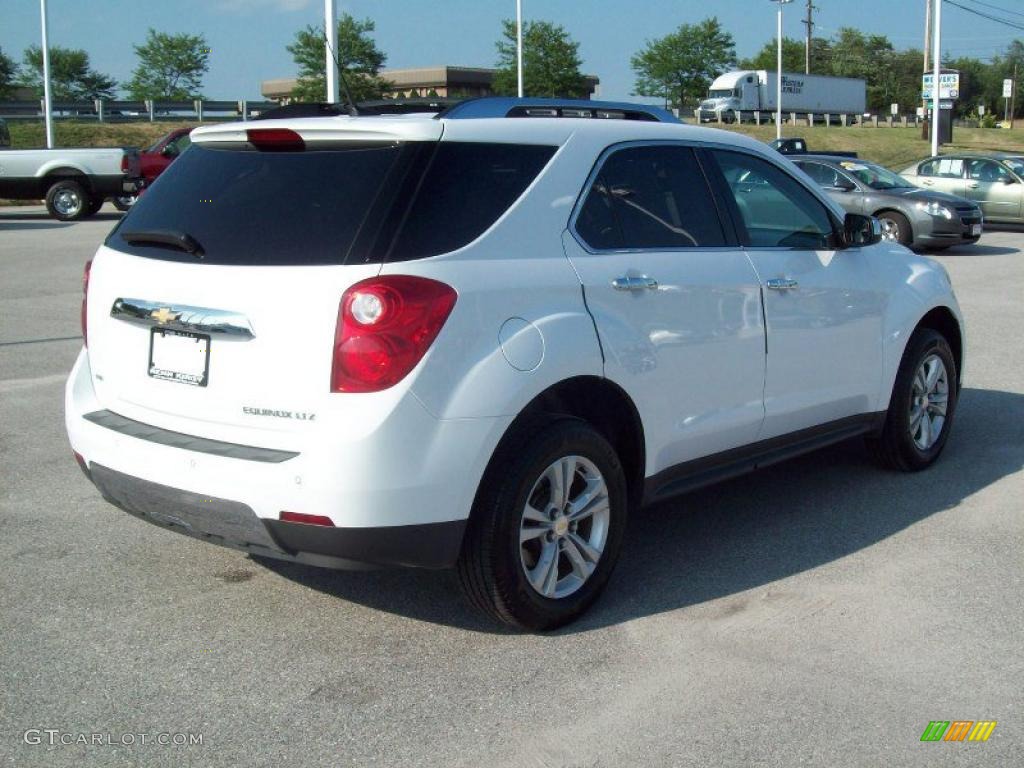 2010 Equinox LTZ AWD - Summit White / Jet Black/Light Titanium photo #12