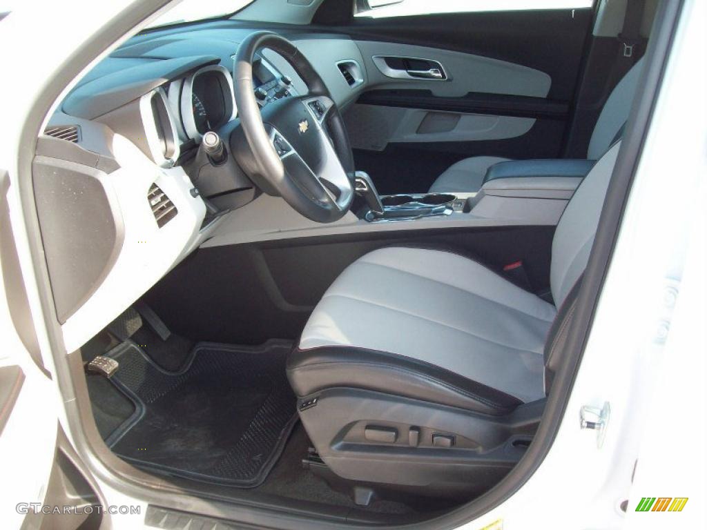 2010 Equinox LTZ AWD - Summit White / Jet Black/Light Titanium photo #21