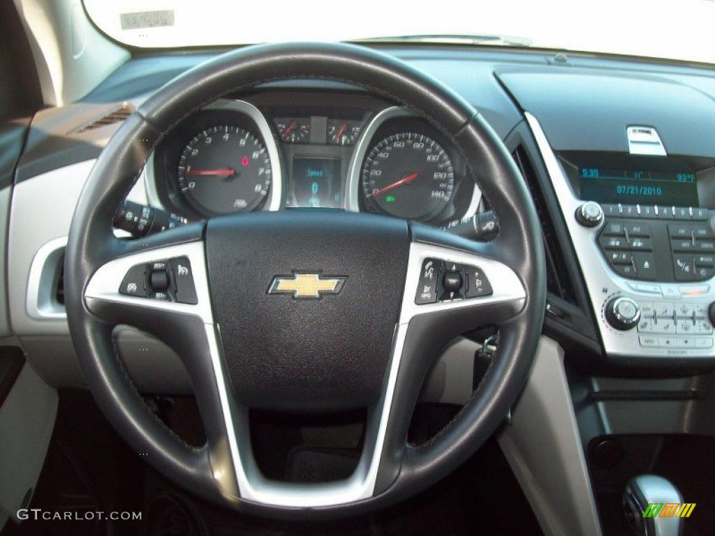 2010 Equinox LTZ AWD - Summit White / Jet Black/Light Titanium photo #22