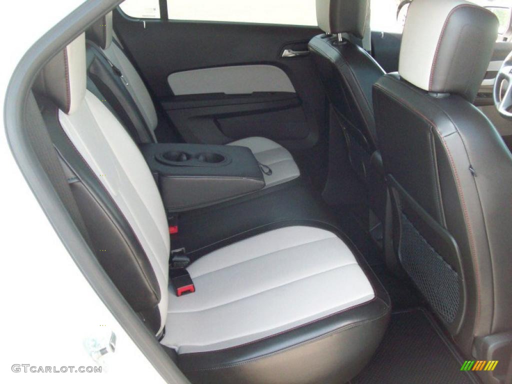 2010 Equinox LTZ AWD - Summit White / Jet Black/Light Titanium photo #30