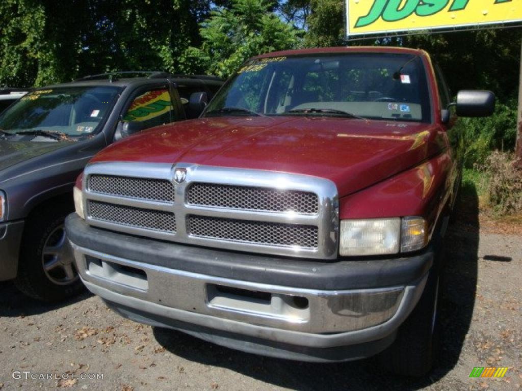 1996 Ram 1500 ST Extended Cab 4x4 - Claret Red Pearl / Tan photo #5