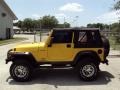 2003 Solar Yellow Jeep Wrangler Sport 4x4  photo #2