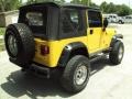 2003 Solar Yellow Jeep Wrangler Sport 4x4  photo #7