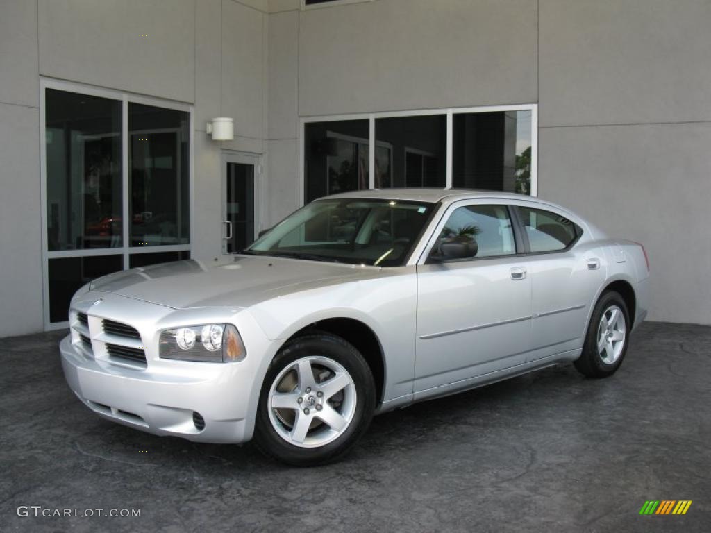 2009 Charger SE - Bright Silver Metallic / Dark Slate Gray photo #1