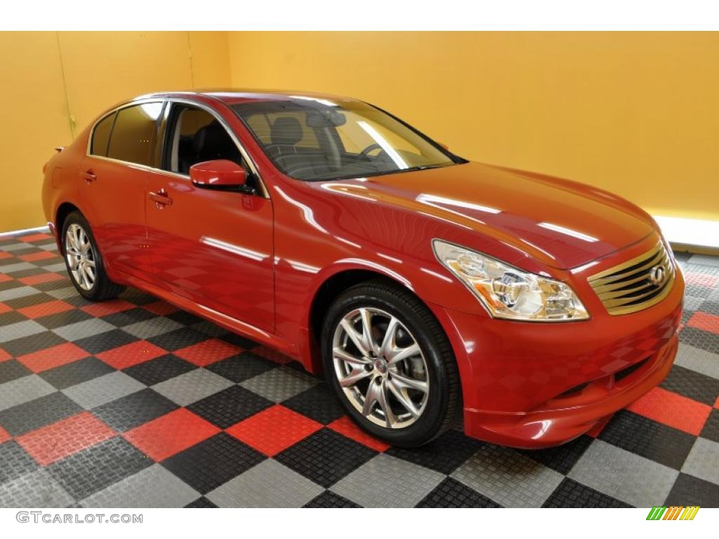 2009 G 37 x S Sedan - Garnet Ember / Graphite photo #1