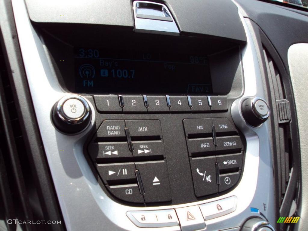 2010 Equinox LTZ - Black Granite Metallic / Jet Black/Light Titanium photo #20