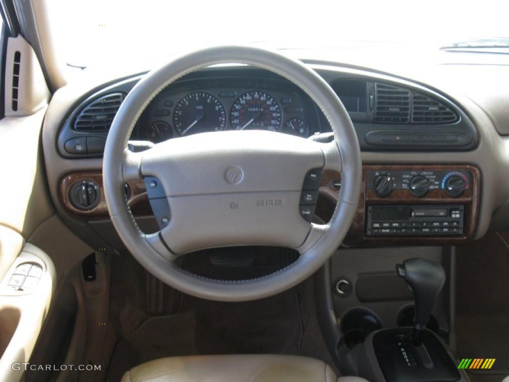 1999 Mystique LS - Vibrant White / Prairie Tan photo #17