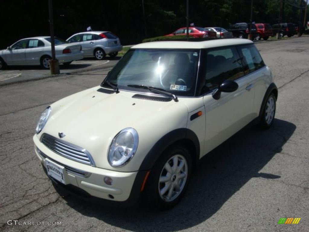 2003 Cooper Hardtop - Pepper White / Panther Black photo #5