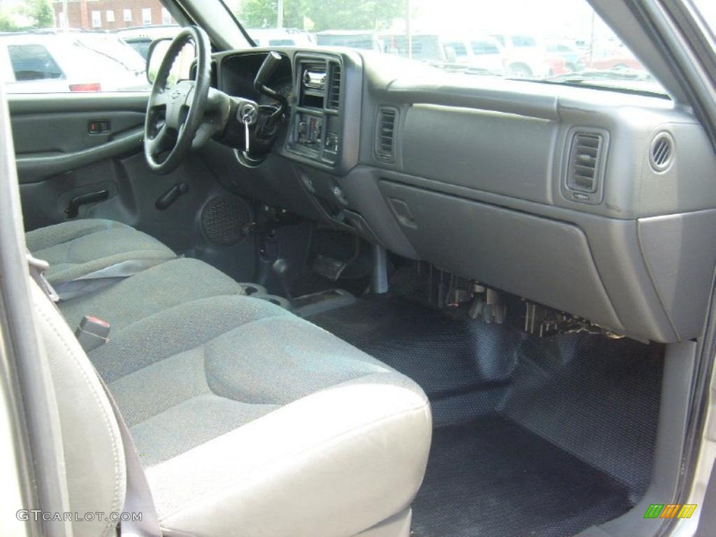 2003 Silverado 2500HD Regular Cab 4x4 Chassis - Light Pewter Metallic / Dark Charcoal photo #20