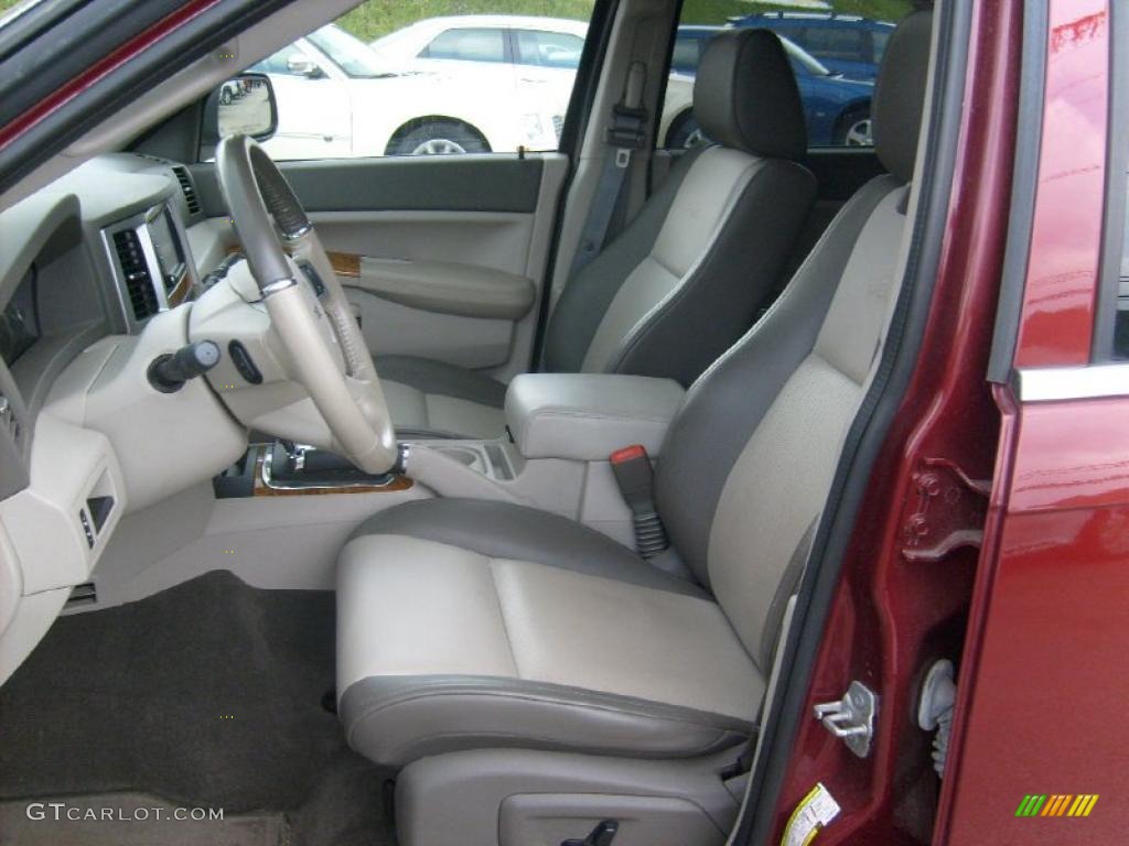 2008 Grand Cherokee Limited 4x4 - Red Rock Crystal Pearl / Dark Khaki/Light Graystone photo #10