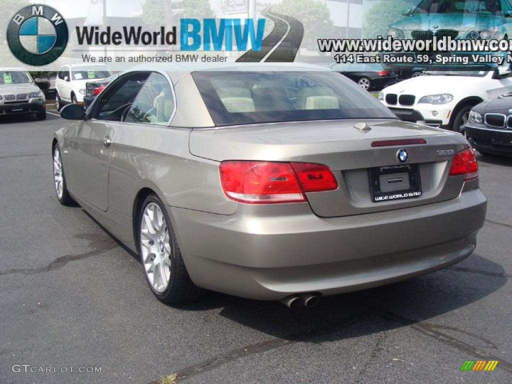 2007 3 Series 328i Convertible - Platinum Bronze Metallic / Cream Beige photo #6